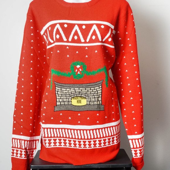 NWT Crackling Fireplace Sweater - XXL - Picture 4 of 8
